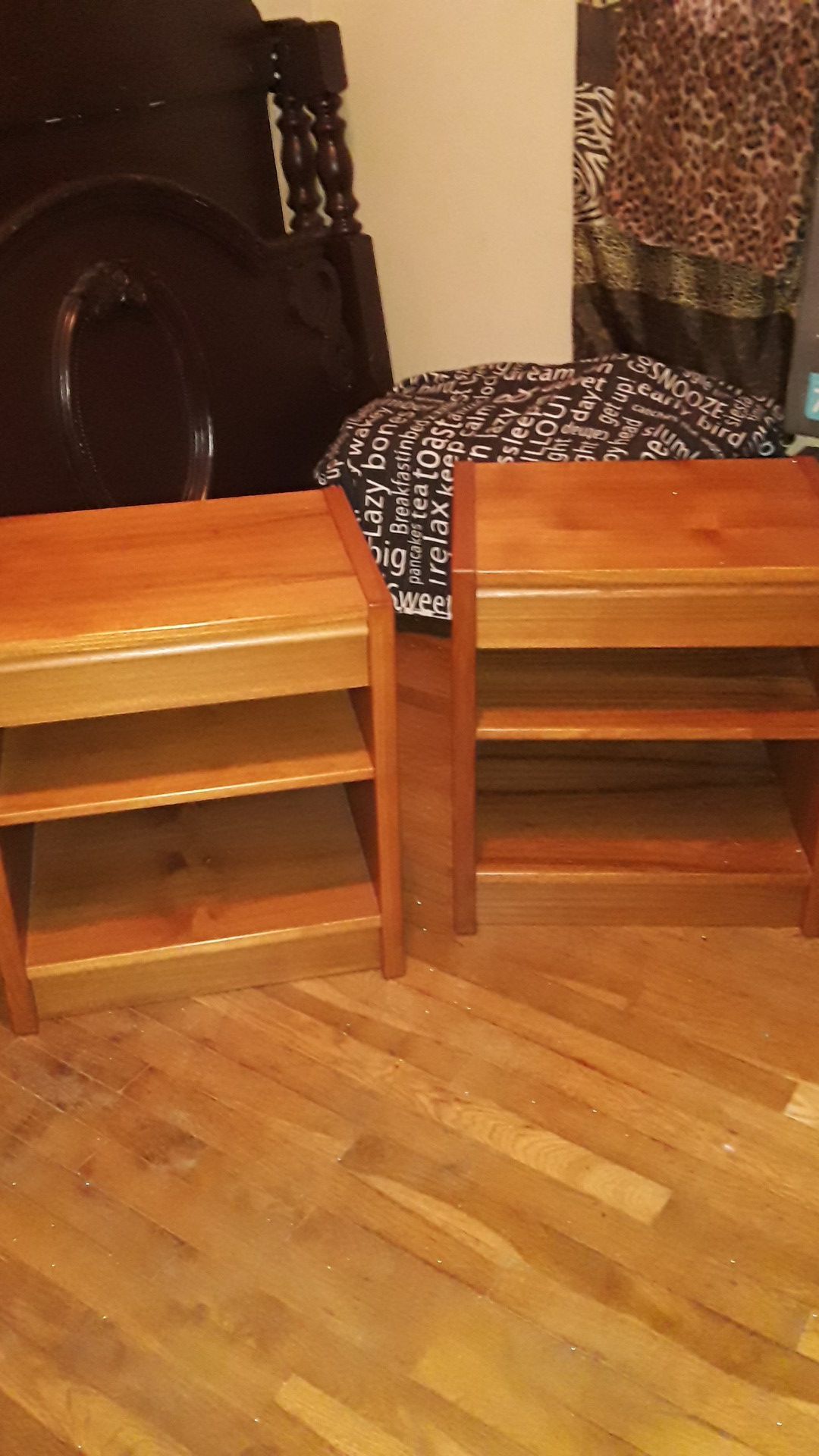 Wood Nightstands/ bedside tables