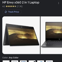 Hp Envy 2in1 Laptop 
