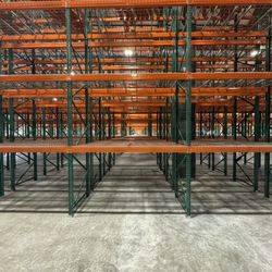 Used Pallet Racks Teardrop Industrial Warehouse Shelving Forklifts 