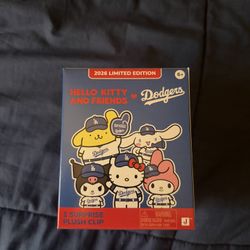 Hello Kitty And Friends Dodgers Plushie 