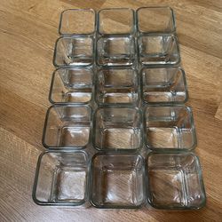 15 Glass Votive Candle Holders