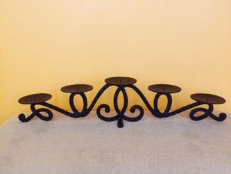 Wrought Iron Candle Holder/Fireplace
