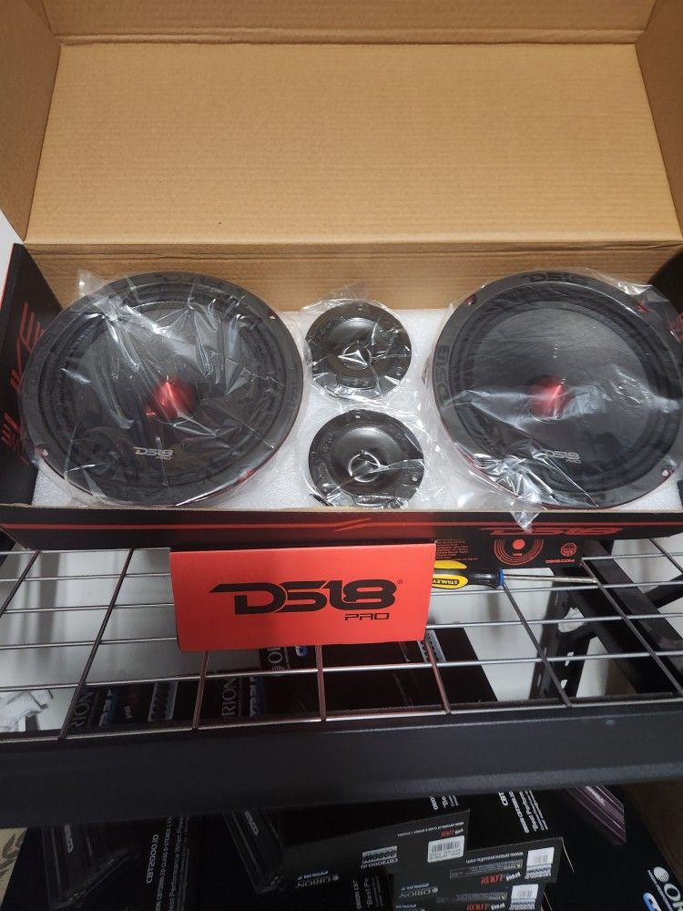 New!! DS18 (2) 8" Mid Range Speakers