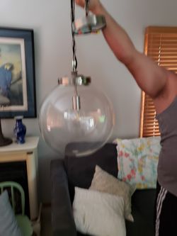 Modern, Elegant And Beautiful Globo Pendant Light.