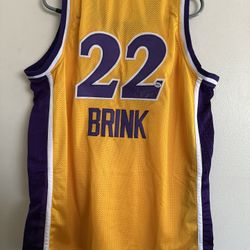 CAMERON BRINK SIGNED LOS ANGELES LA SPARKS AUTOGRAPHED CUSTOM JERSEY W/COA 599