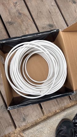 White 2-Conductor 14 AWG Electrical Cable Roll