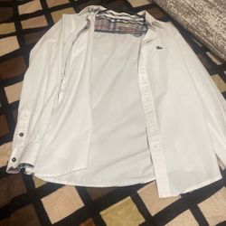 Burberry White Dress Shirt 