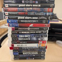 PlayStation 2, PlayStation 4 and random games