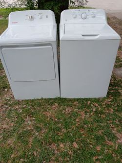 GENERAL ELECTRIC WASHER AND ELECTRIC DRYER SET