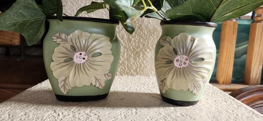 Green Vases