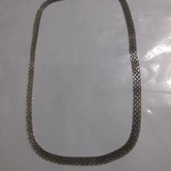 Italy 925 Silver Chain 18 Inches Long Used