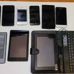Lot 9 phones and tablets