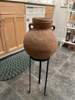 Decor Southwest Theme Pottery With Stand