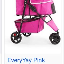 Pink Dog Stroller 