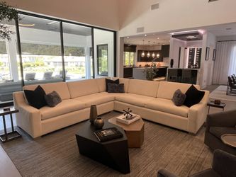Custom White Sofa