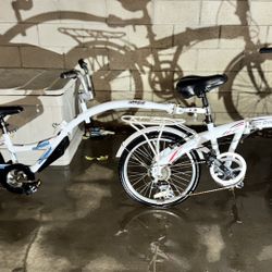 Combo Match Bike And Hitch. Both Foldable For Easy Transfer. $180