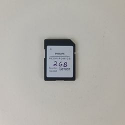 Lexar Philips Respironics 2GB SD SDHC Memory Card