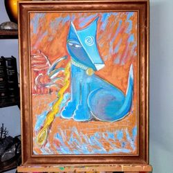 The Blue Dog Painting
