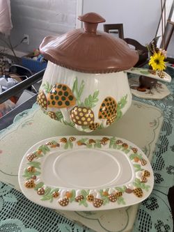 Ceramic Mushroom Tureen