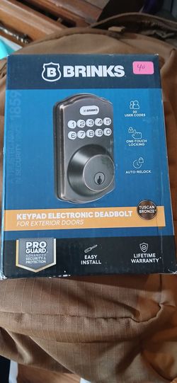 Brinks Keypad Electronic Deadbolt