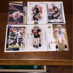 Drew Brees Assorted Football Cards