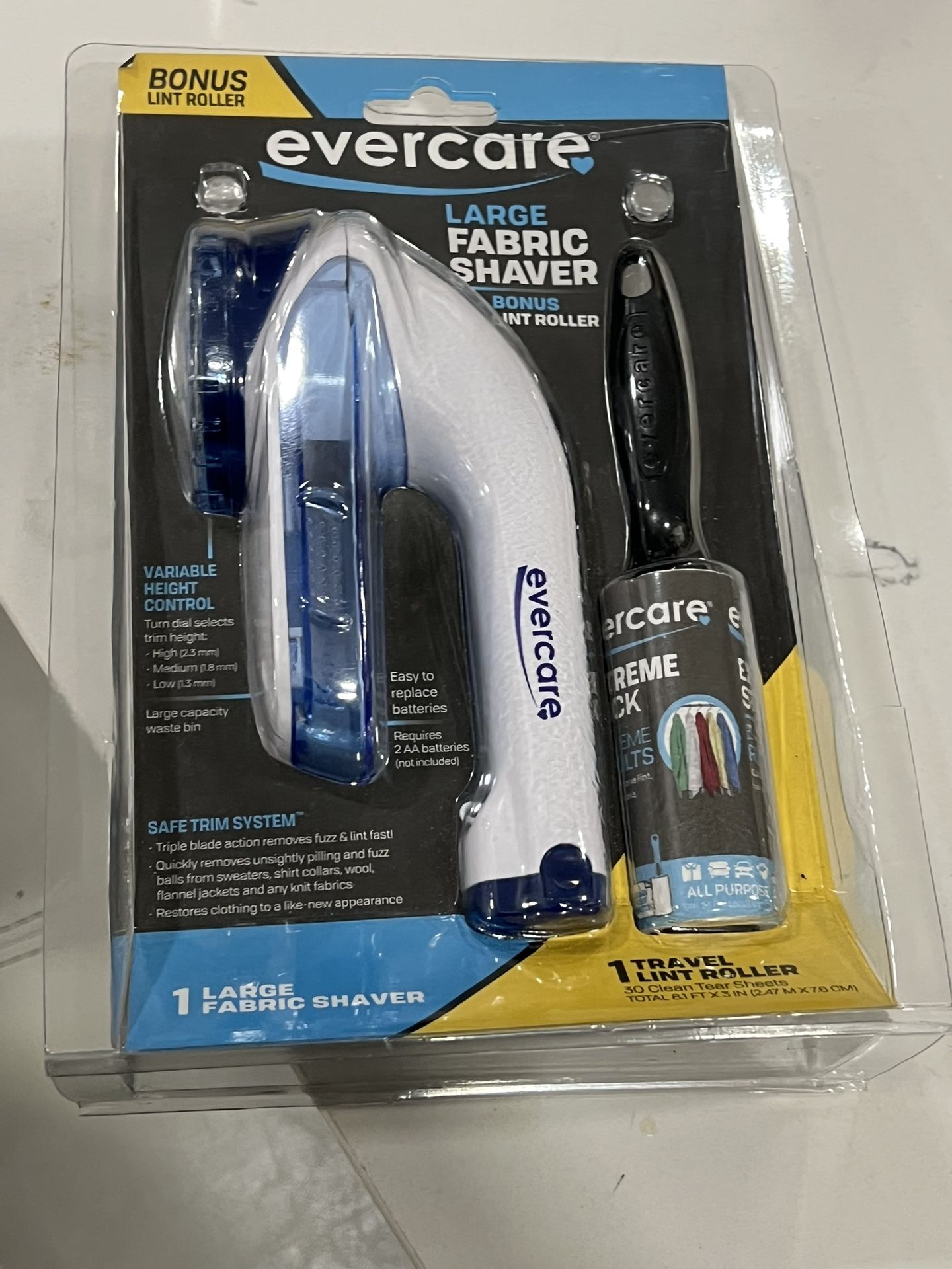 FREE NEW Large Fabric Shaver + Lint Roller