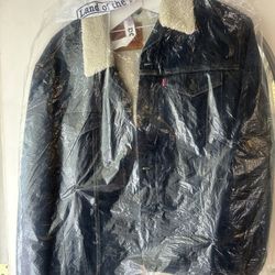 Levi’s Dark Blue Heavy Sherpa Jacket