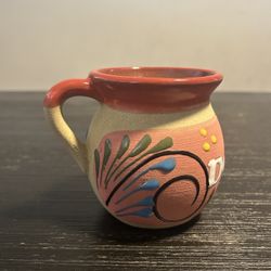 Handmade/Painted Mexico Coffee Cup 