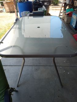 Picnic table with chairs