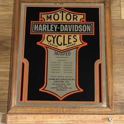 Vintage Harley Davidson Mirror 