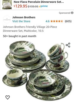 Johnson Brothers Plate Set For Christmas
