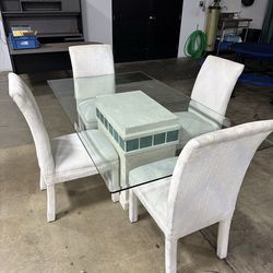 Formal dining room table and chairs