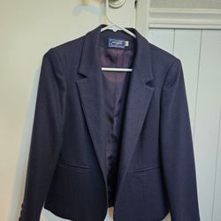 Women's Navy Blue Blazer (Petite Small)