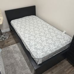 Full Bed With Mattress Practically New