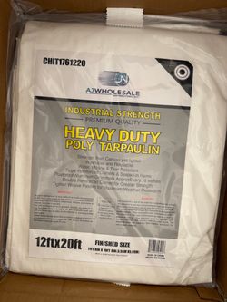 Lona heavy dury 12 x 20 ft.