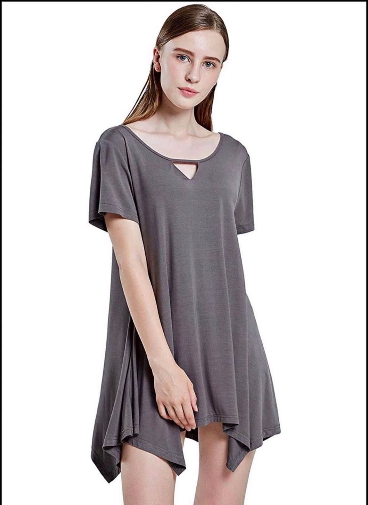Brandnew Sleepwear Women's Nightshirts Scoop Neck Sleep Shirt  Size(Medium/Large,XL,2XL,3XL)