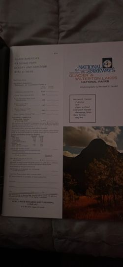 National Parkways Glacier & Waterton Lakes Book
