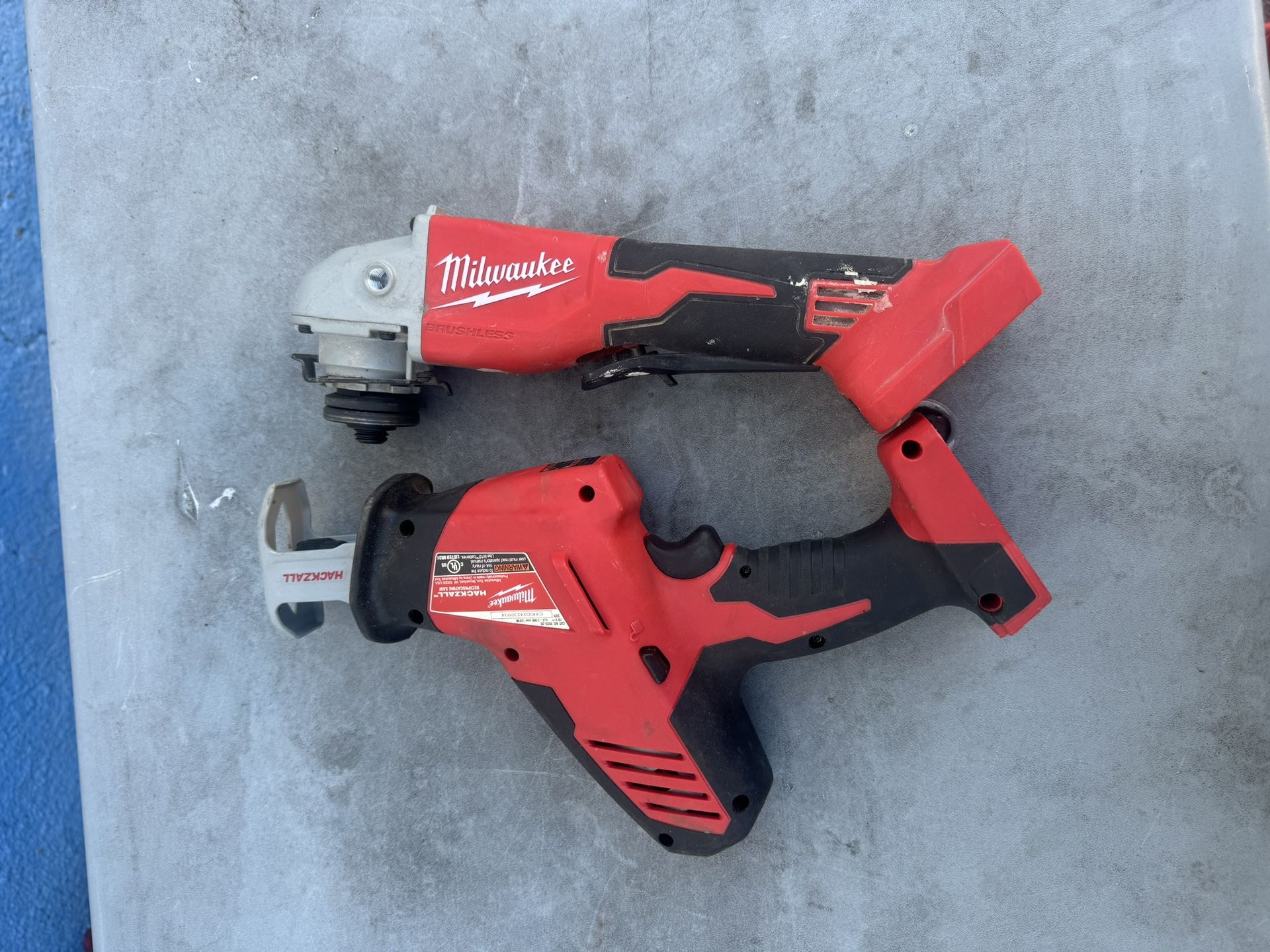 Milwaukee M18 Angle Grinder & hackzwall 