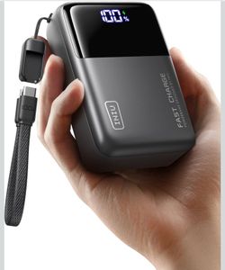 INIU Laptop Power Bank, Smallest 25000mAh 100W Fast Charging Battery Pack. USB C-Cable, Flight-Safe, Travel Essentials, Portable Charger for MacBook P