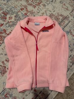 Columbia Pink Fleece Full-Zip Jacket