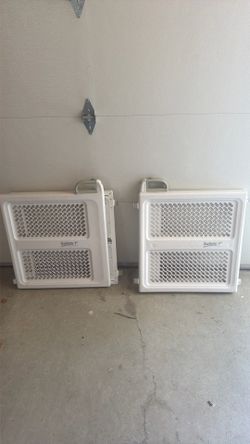Two Safety 1st baby gates