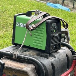 a Titanium Easy-Flux 125 Amp Welder. This is a lightweight and portable flux-core welder 
