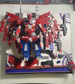 Transformers Siege Galaxy Upgrade Optimus Prime with DNA Upgrade Kit DK51R