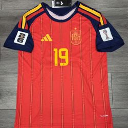 SPAIN LAMINE YAMAL WORLD CUP SOCCER JERSEY 