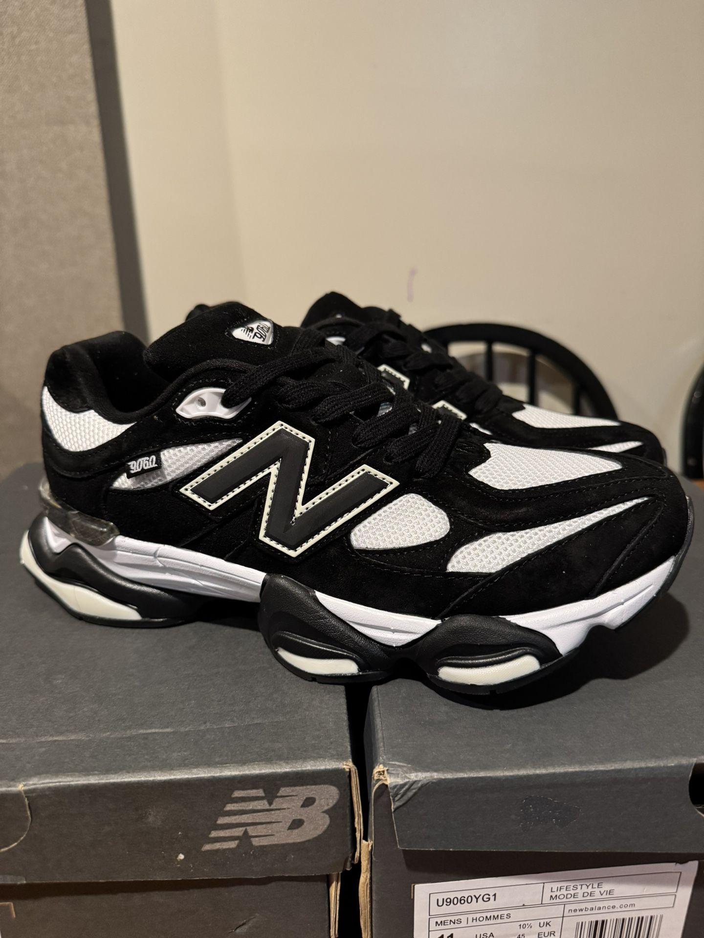 New balance 9060 Joe freshgoods inside voices black white sneakers men size 10.5 , 11