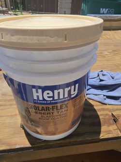 Roof coating tan