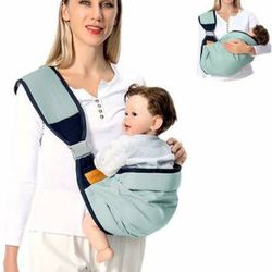 Baby Sling Carrier Newborn to Toddler, Adjustable Baby Carrier Sling, Baby Wrap Sling, Baby Hip Seat Carrier for Toddler Sling, Baby Holder Carrier, N