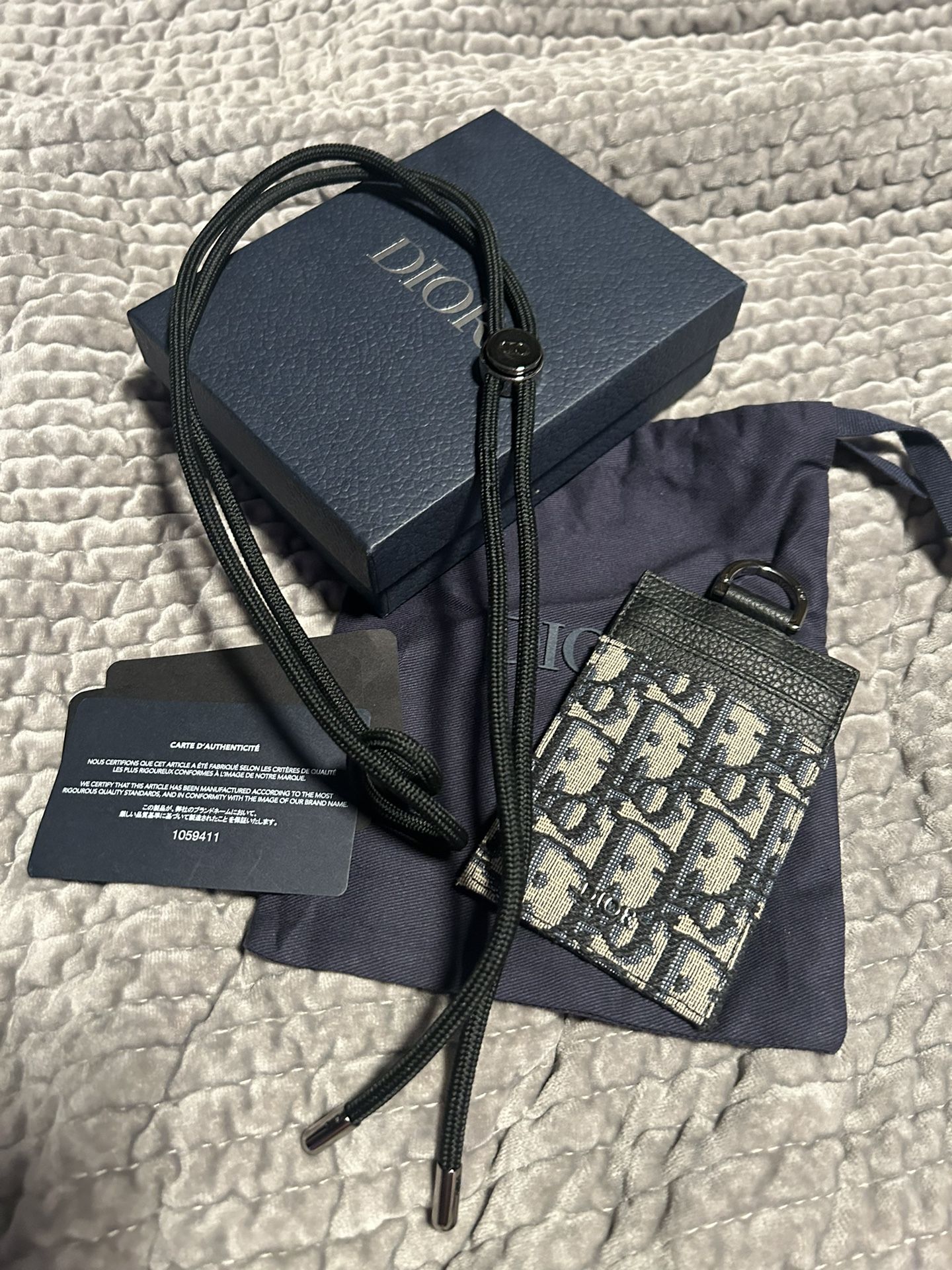 Dior Vertical Wallet Card Holder