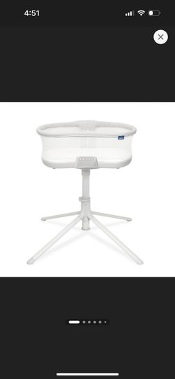 Halo Innovations BassiNest Soothing Swivel Sleeper 3.0 Baby Bassinet - Gray
