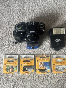 Richo SR-S5P 35 mm Camera with Filters